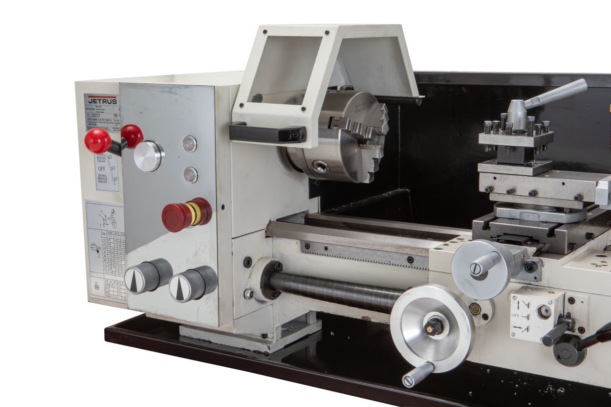 JETRUS BD-10S DRO Настольный токарный станок по металлу с цифровым табло скорости