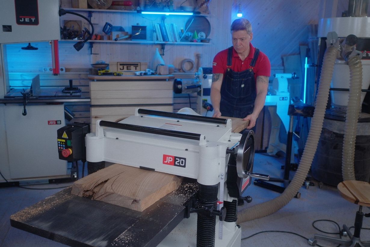 JET JWP-208K HH Рейсмусовый станок с валом Helical 400 В