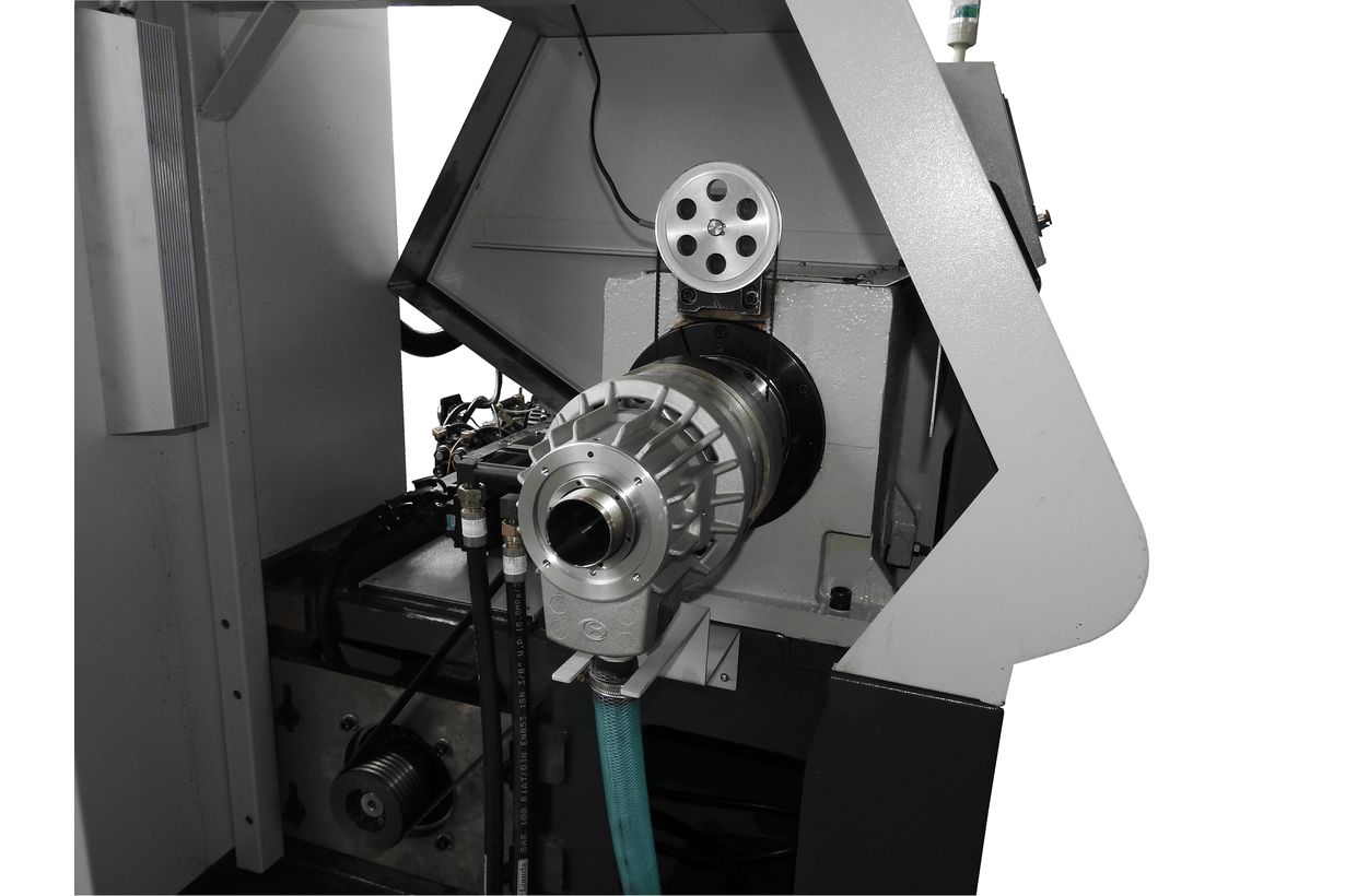 Токарный станок с ЧПУ JET KDCK-25AF CNC (Fanuc 0i, гидрав. патрон, 5000 об/мин, деталеуловитель)